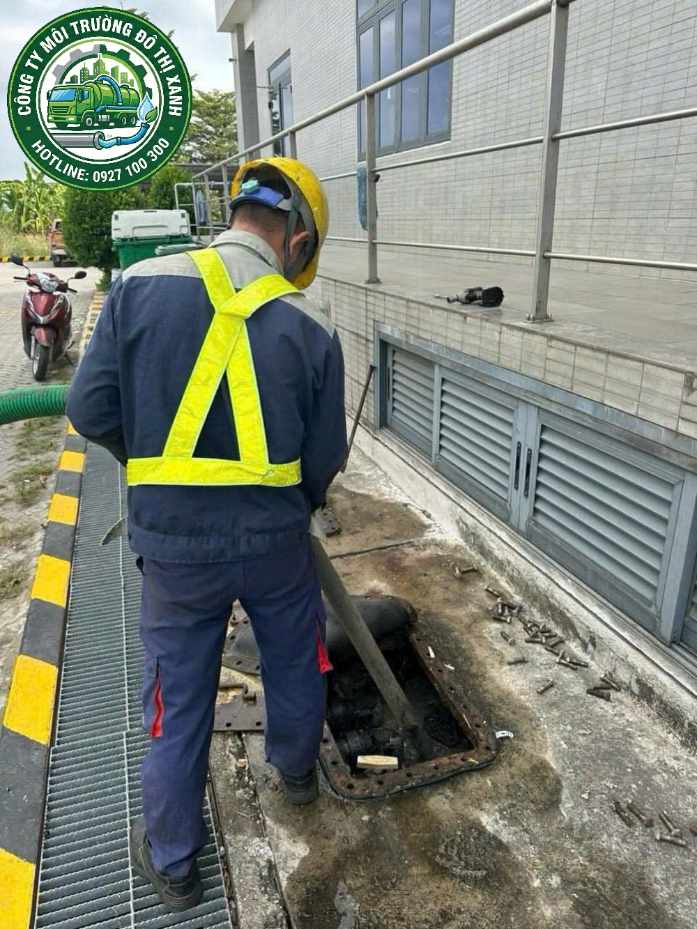 Dịch vụ hút hầm cầu (rút hầm cầu) tại An Giang: Công nghệ hút chân không, cam kết sạch triệt để và uy tín