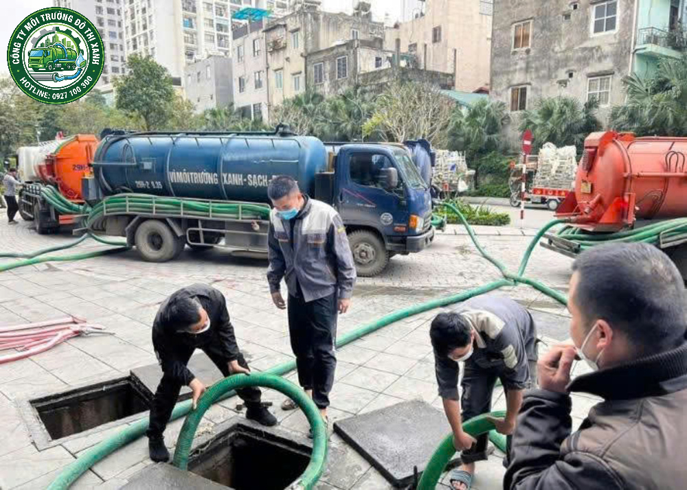 Dịch vụ hút hầm cầu (rút hầm cầu) tại An Giang: Công nghệ hút chân không, cam kết sạch triệt để và uy tín